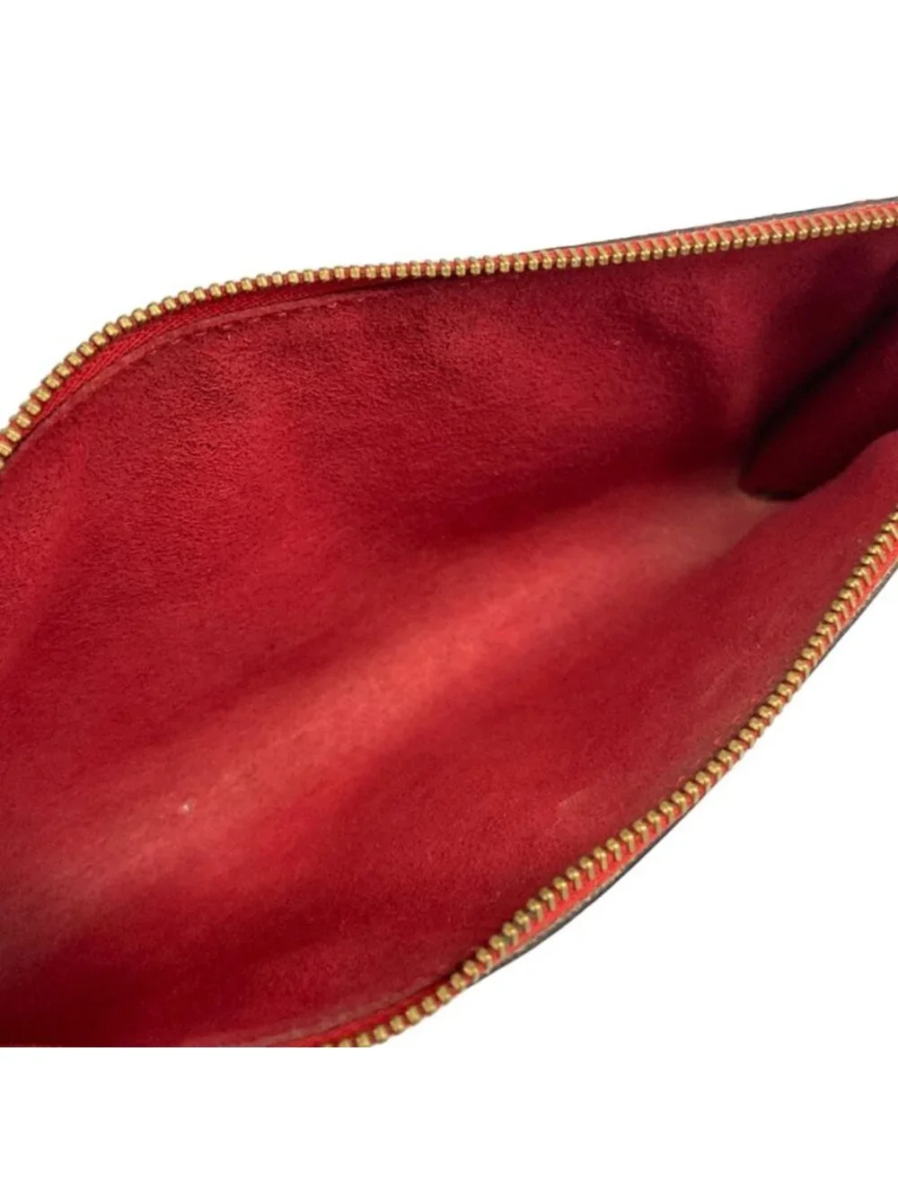 Louis Vuitton Handbag Epi Pochette Castilianred Leather